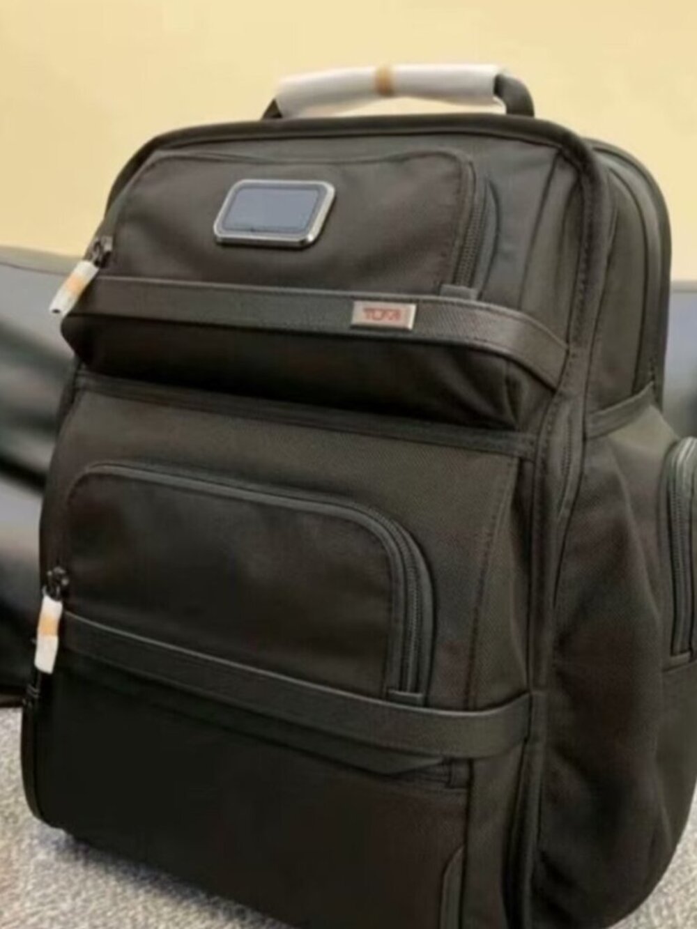 Tumi Alpha 3 Top Grade Unisex Backpack - Nylon Black